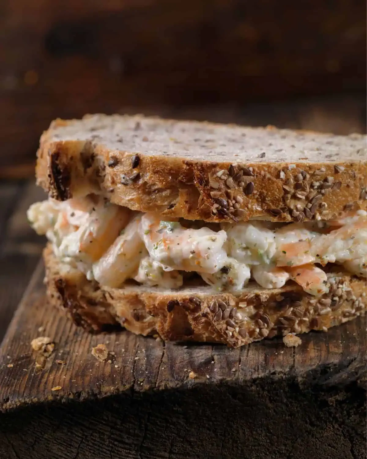 Taco Shrimp Salad Sandwich