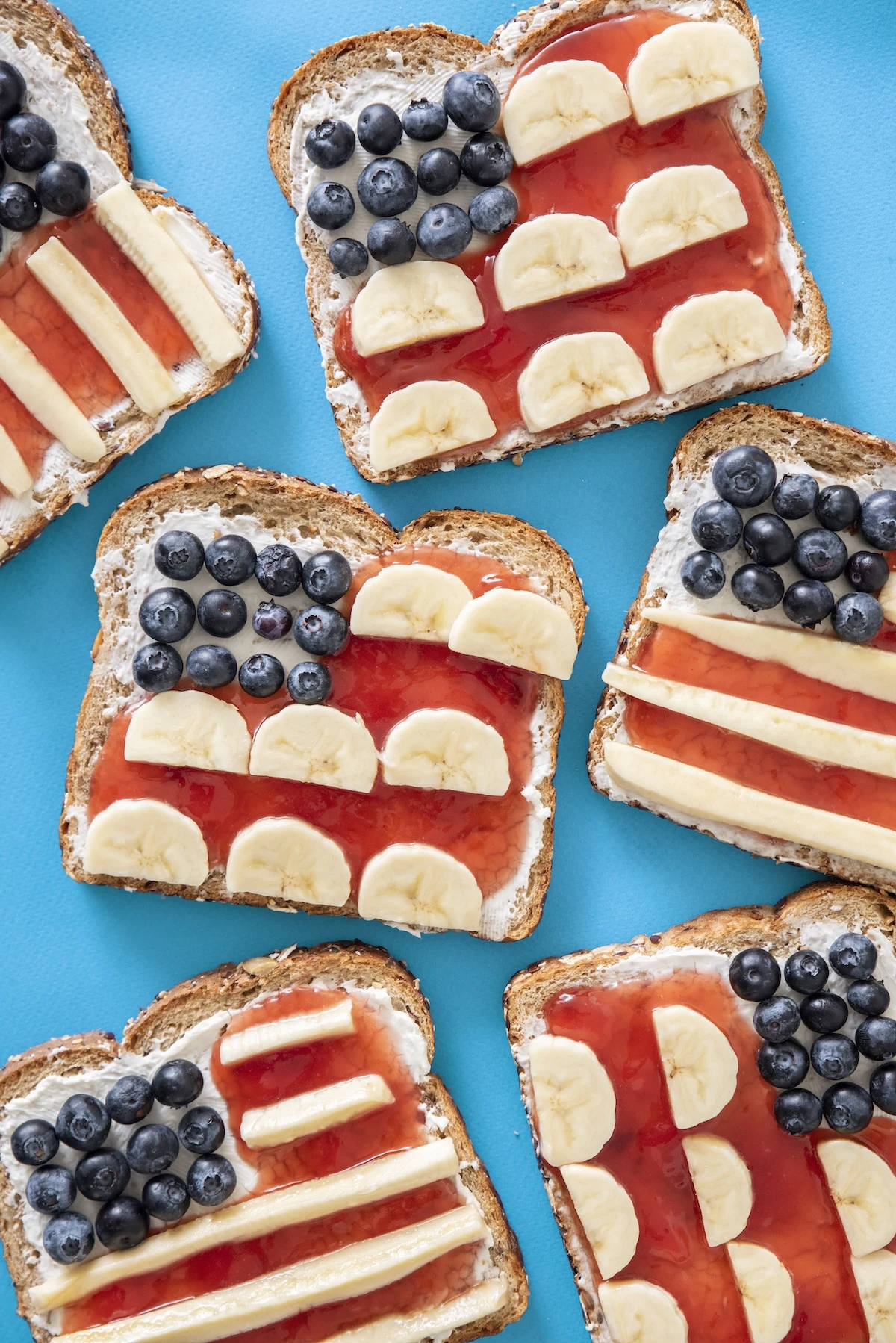 American Flag Toast