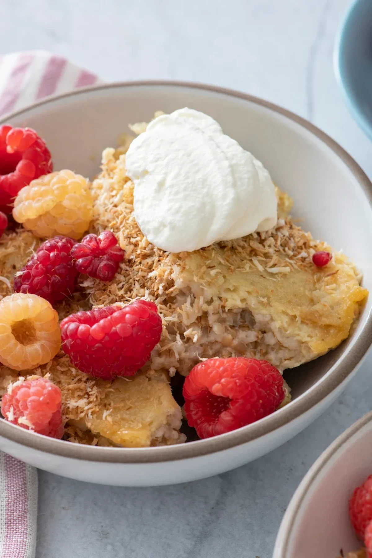 Coconut Cream Baked Oatmeal