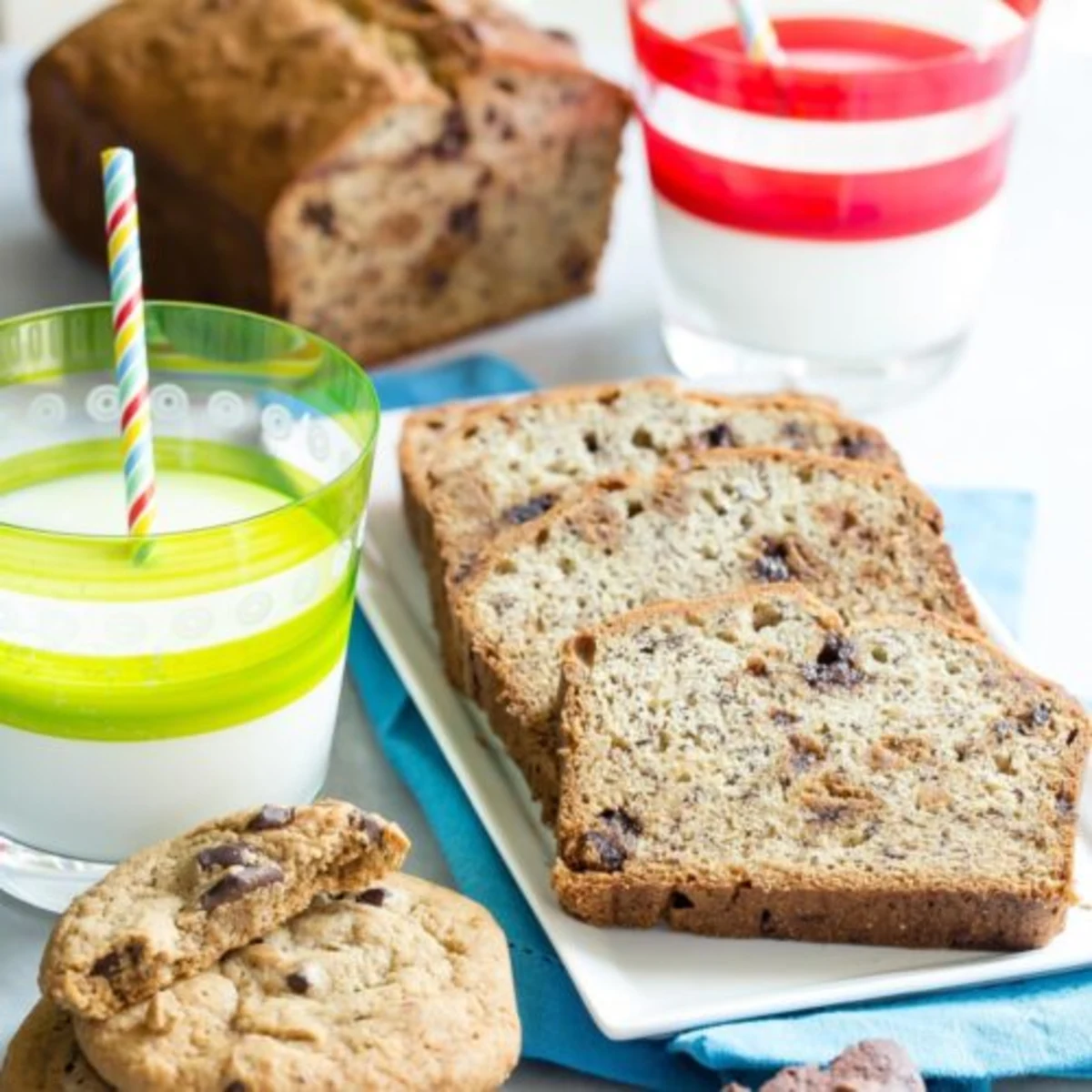 Banana Chocolate Chip Cookie Bread