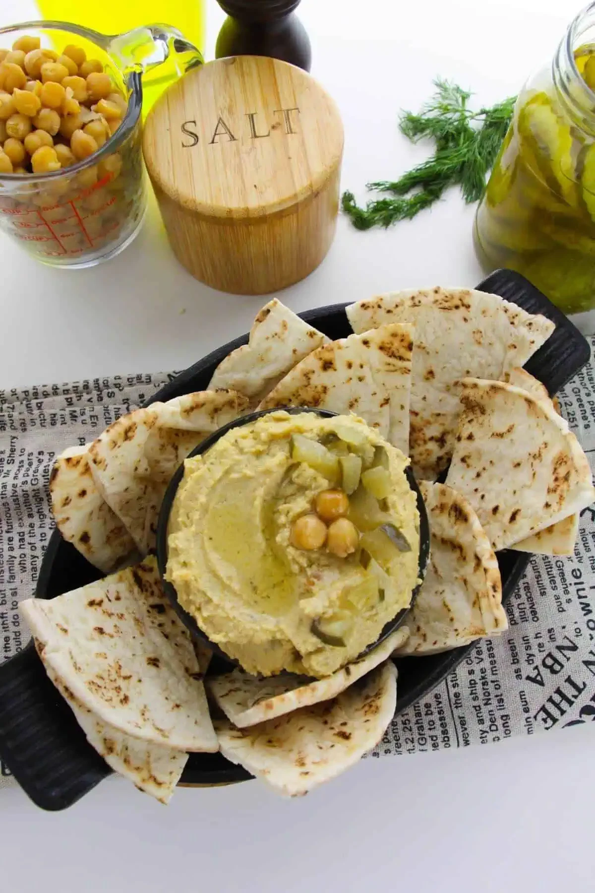 Dill Pickle Hummus