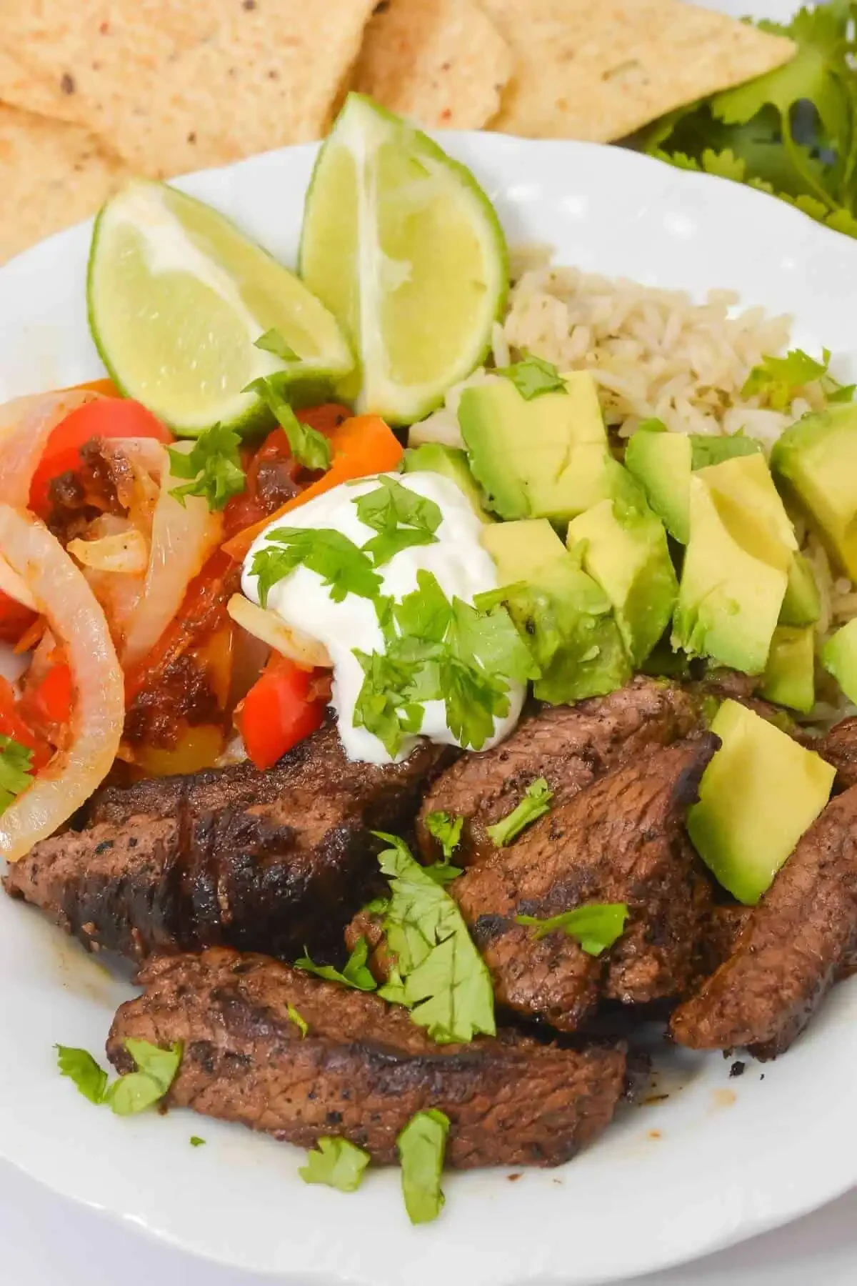 Fajita Steak and Rice Bowl