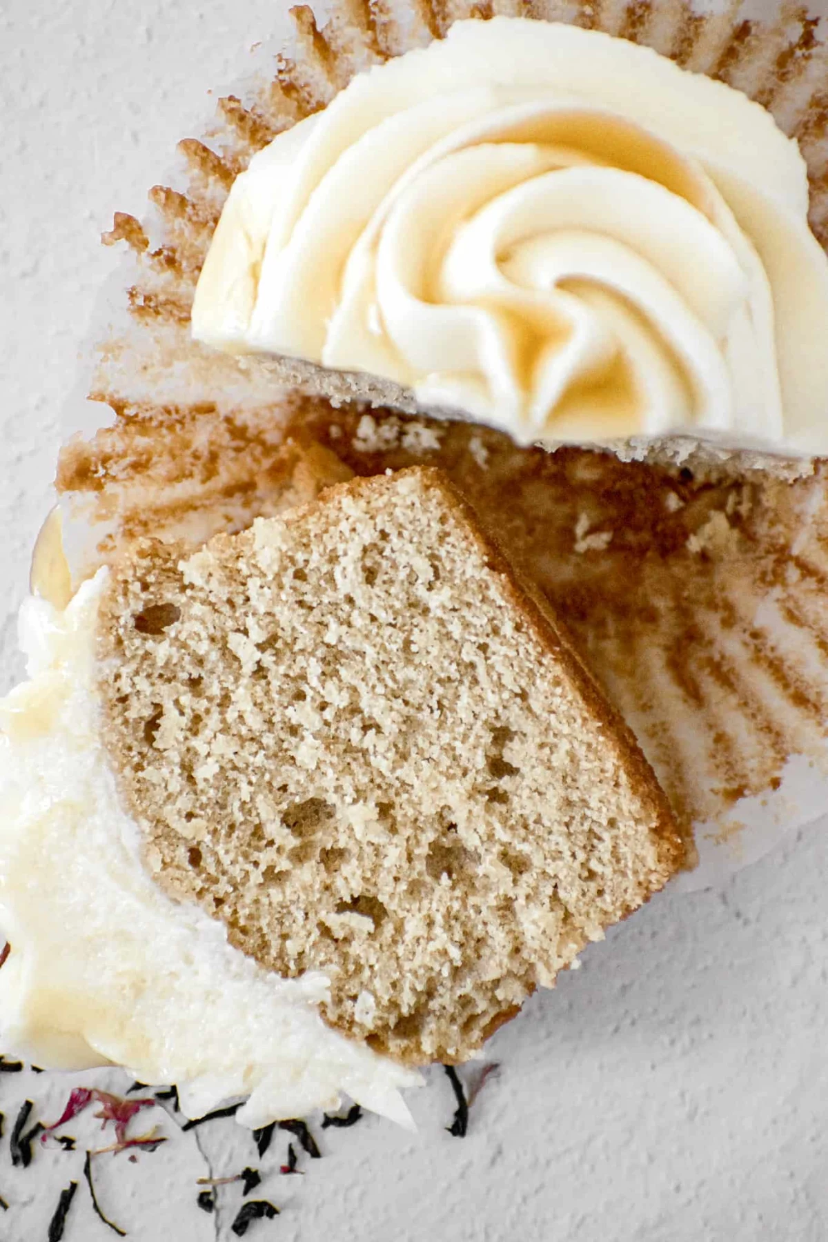 Earl Grey Cupcakes with Honey Mascarpone Buttercream