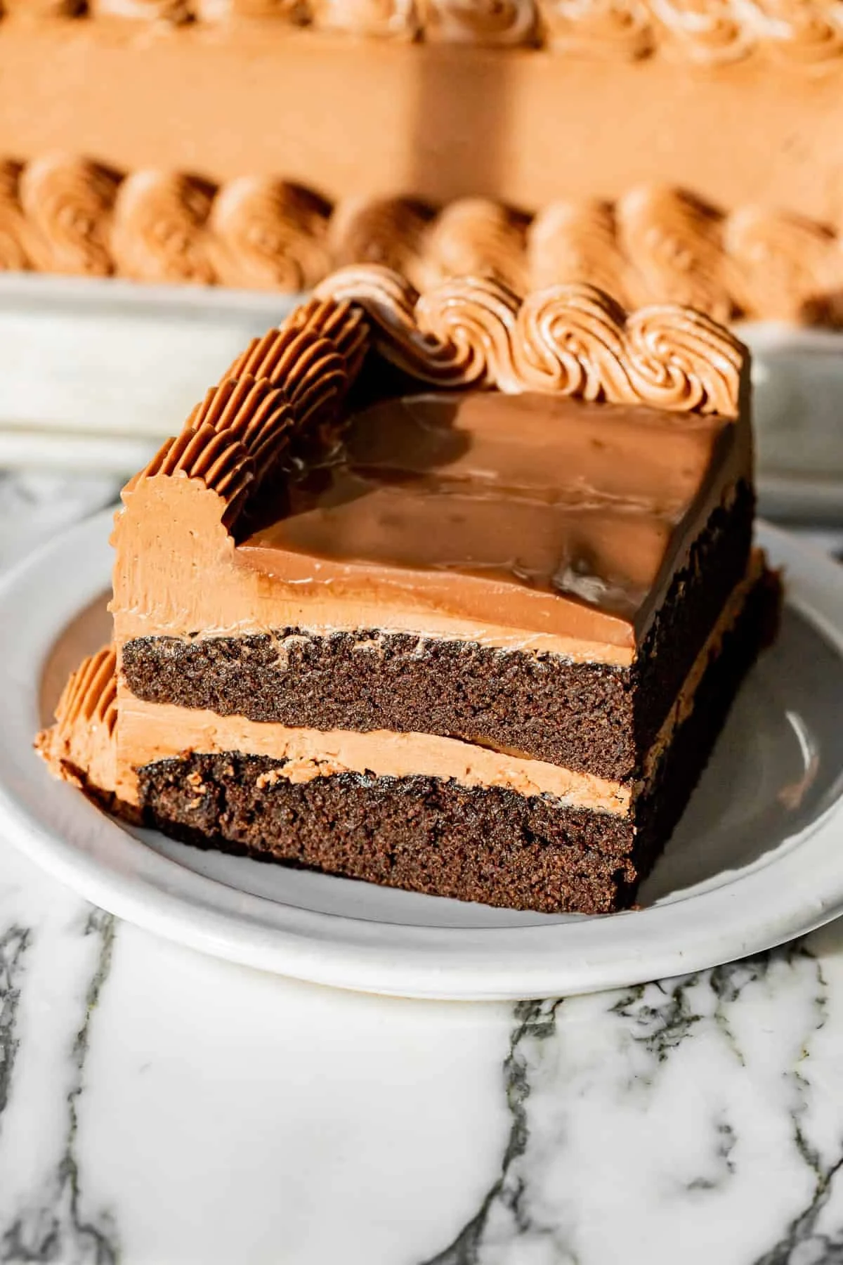 Sheet Pan Chocolate Birthday Cake