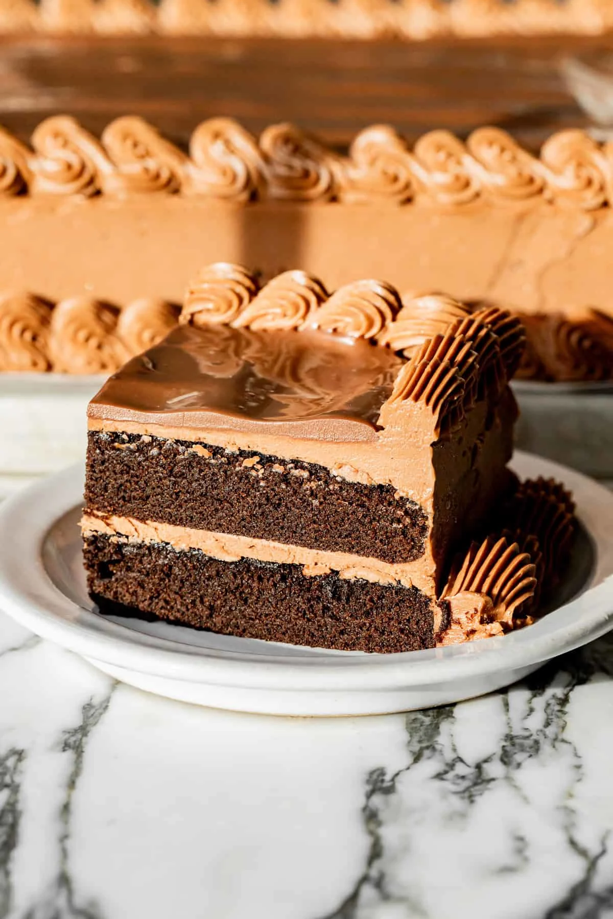 Sheet Pan Chocolate Birthday Cake