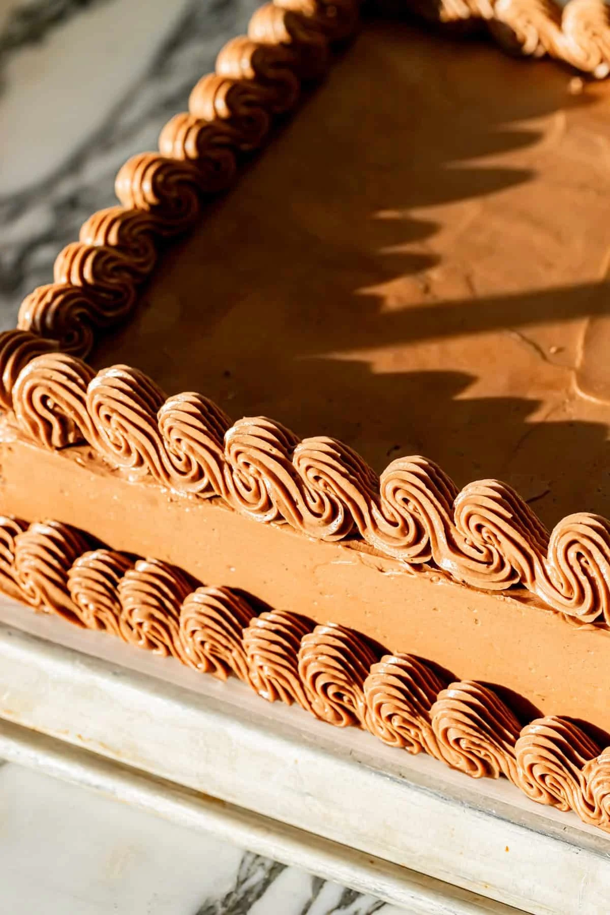 Sheet Pan Chocolate Birthday Cake