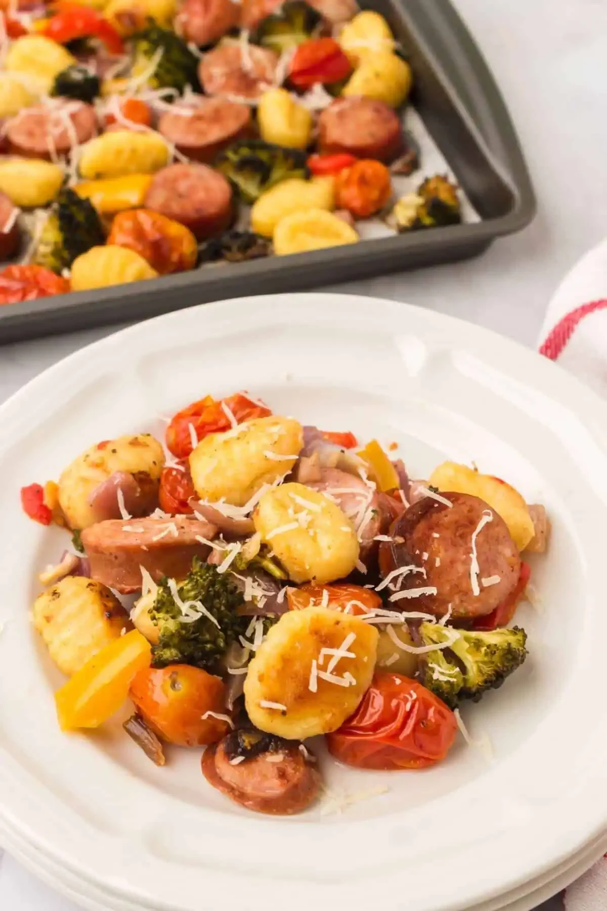 Italian Sausage with Gnocchi Sheet Pan Dinner