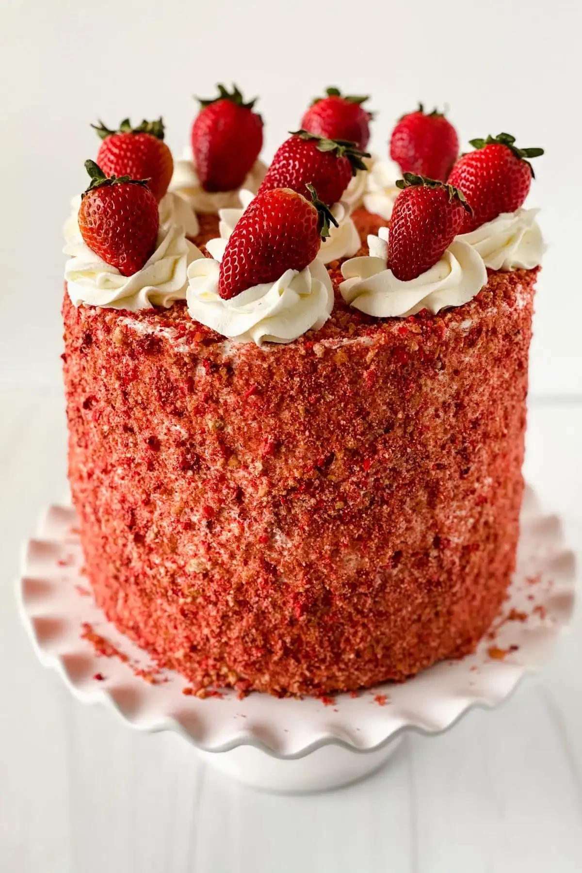 Strawberry Crunch Cake