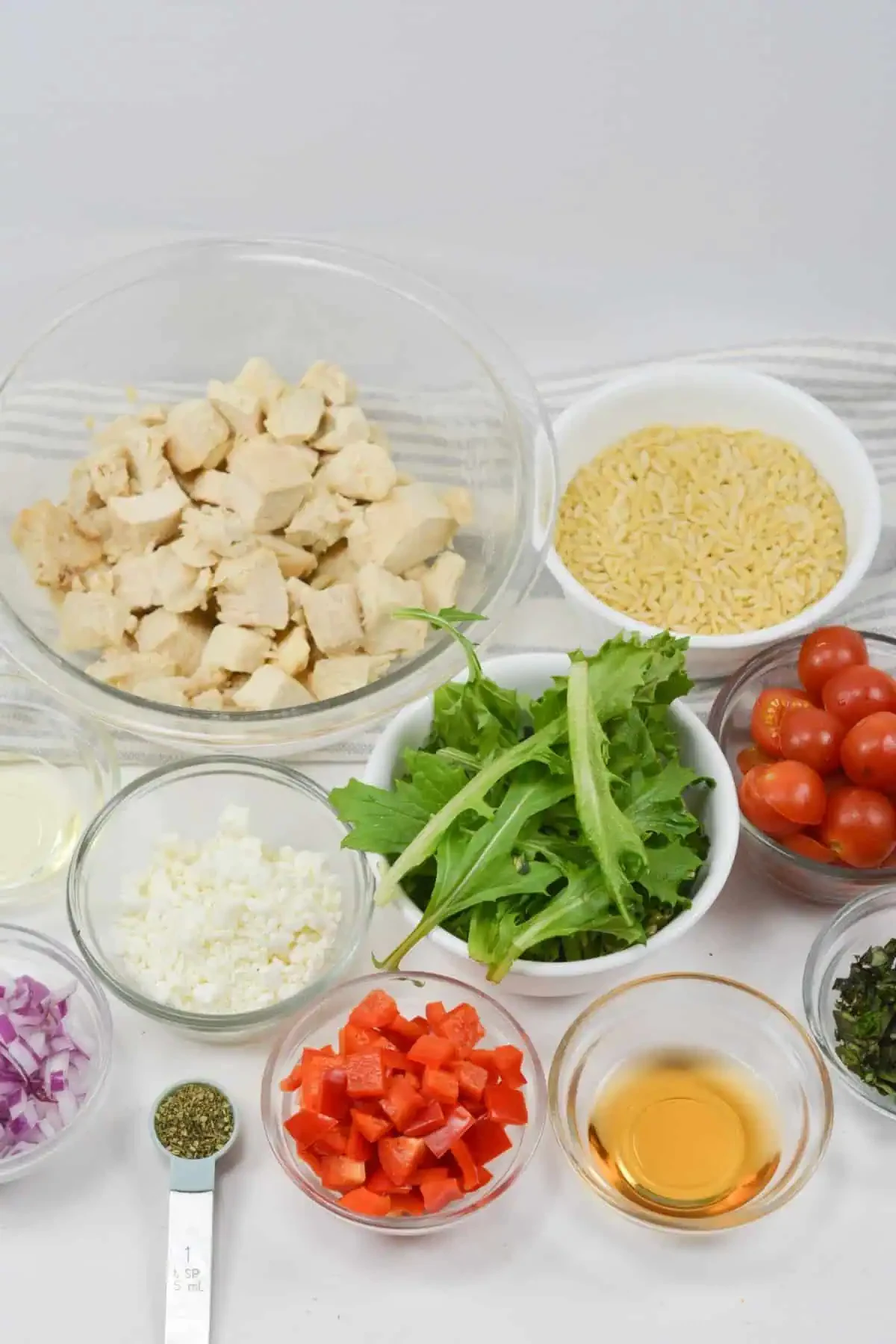 Chicken Orzo Pasta Salad