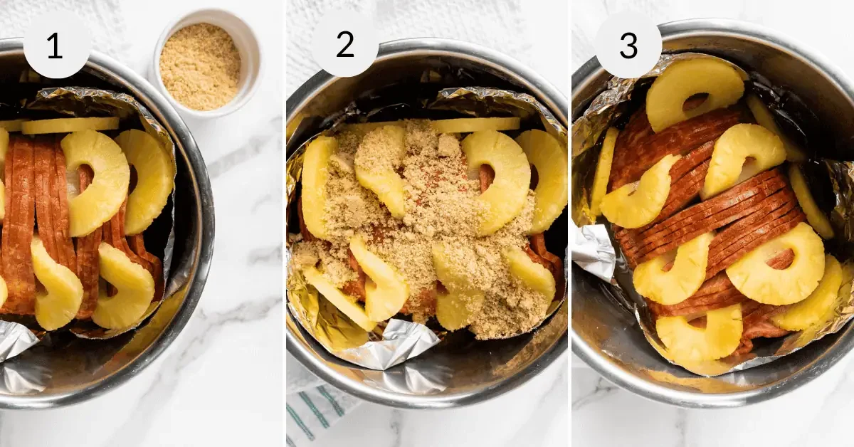 Instant Pot Ham with Pineapple and Brown Sugar