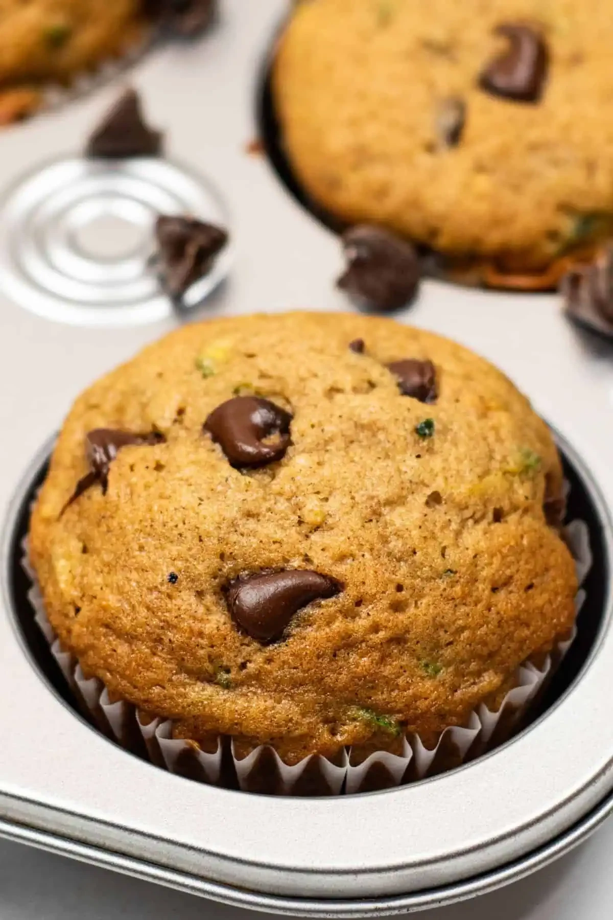 Zucchini Chocolate Chip Muffins