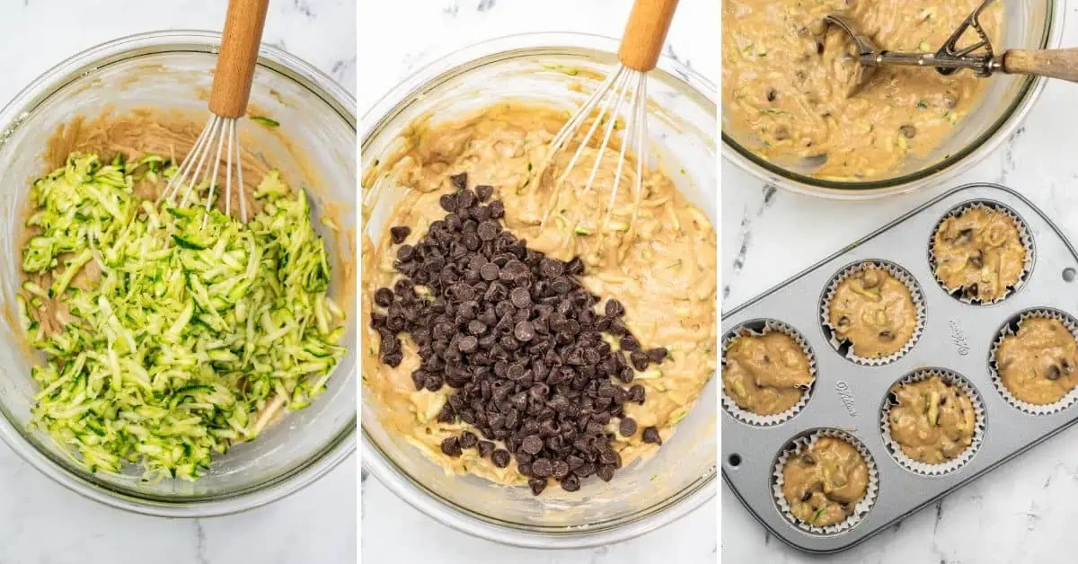 Zucchini Chocolate Chip Muffins