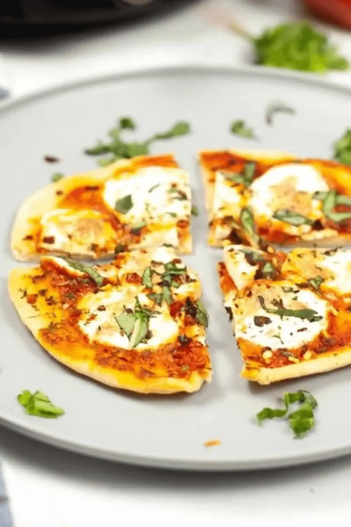 Air Fryer Pizza Margherita