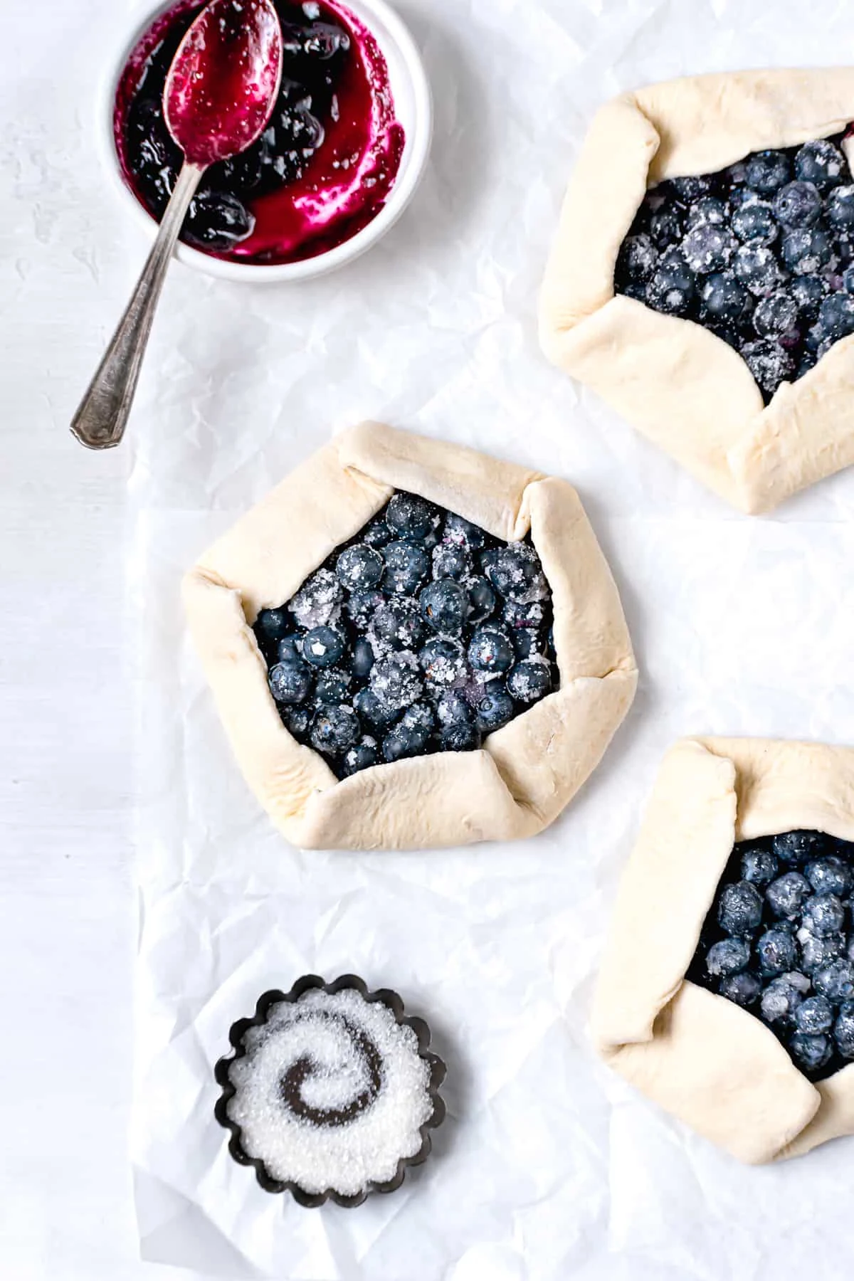 Mini Blueberry Galettes