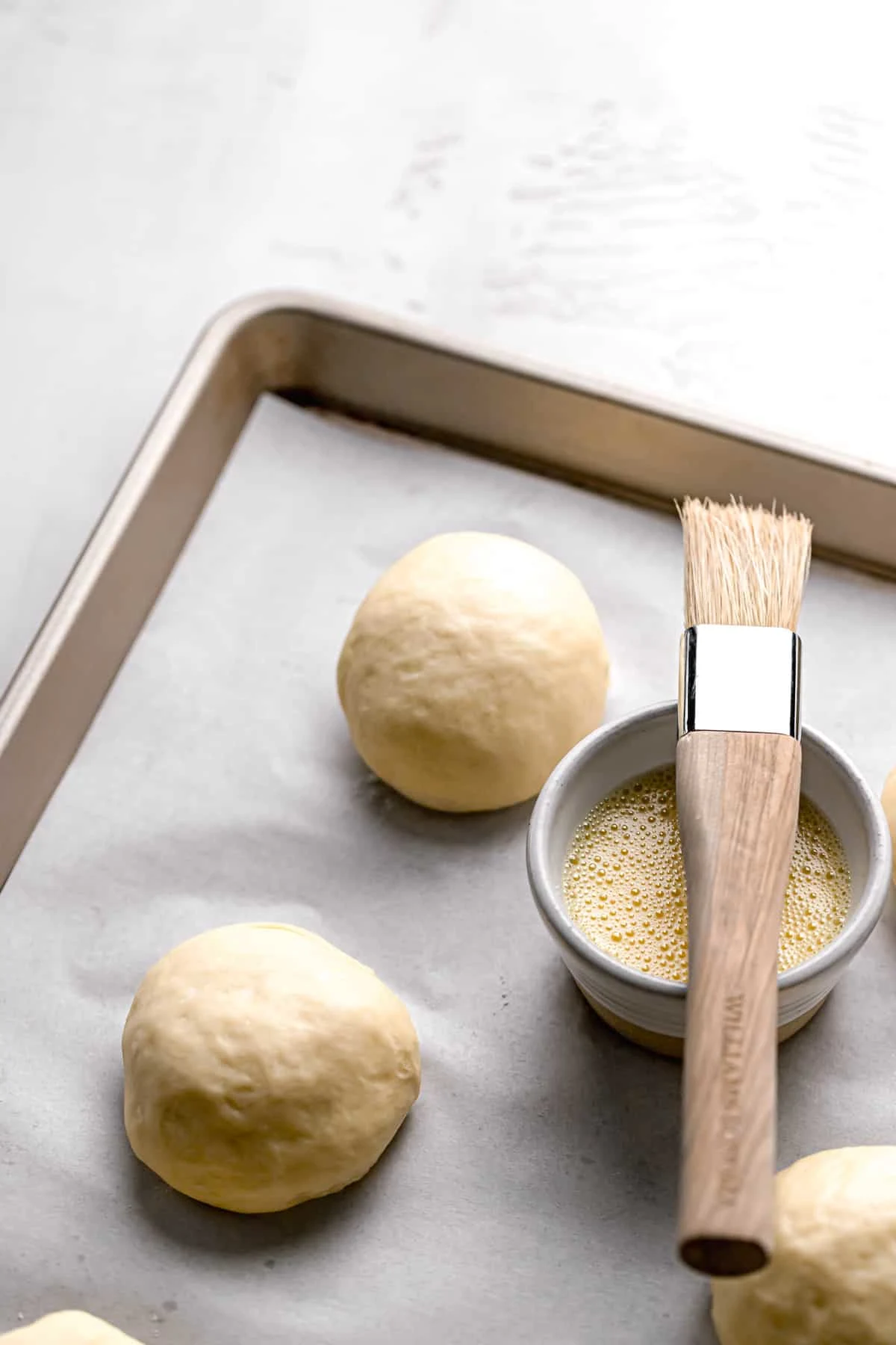 Chocolate Filled Brioche Donuts