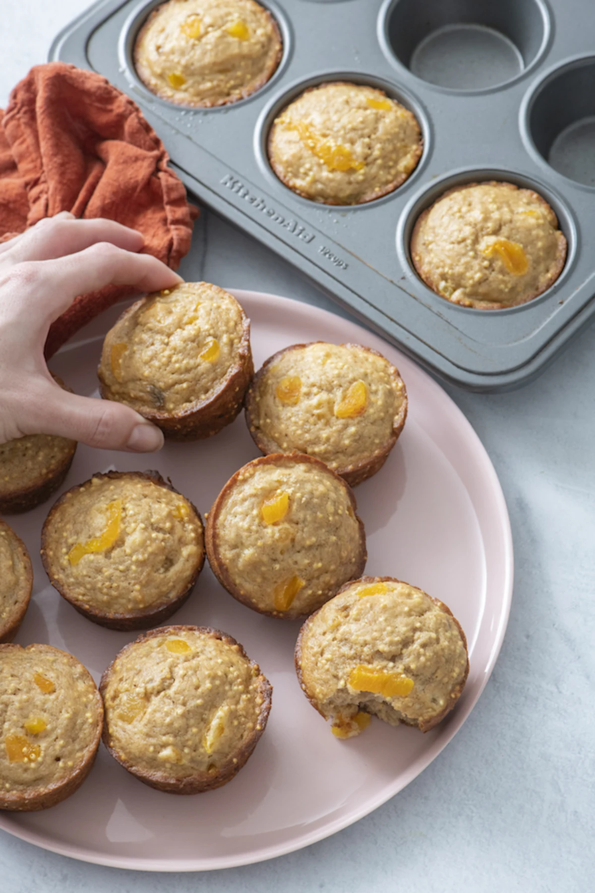 Apricot Millet Muffins