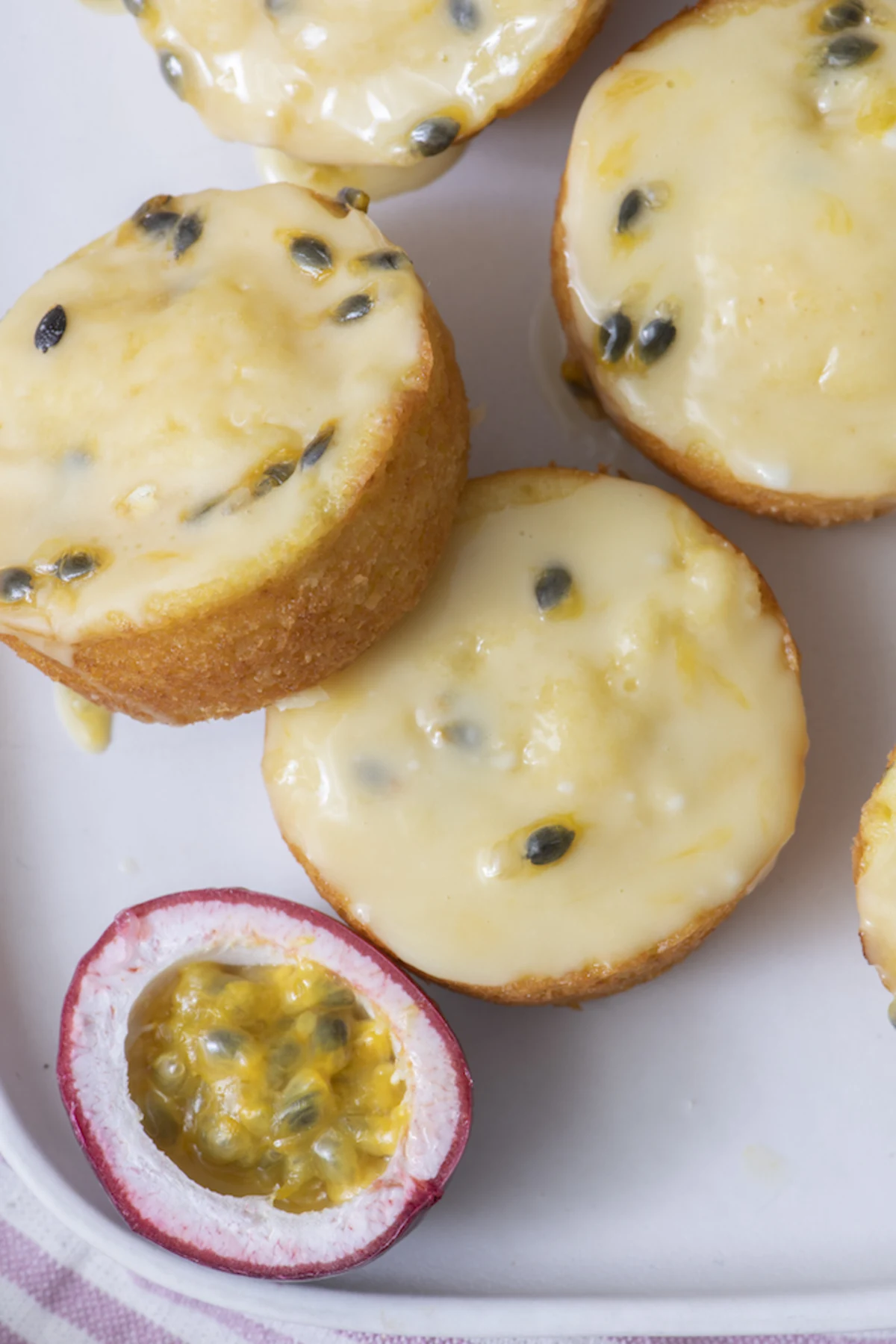 Passionfruit Pound Cake Muffins