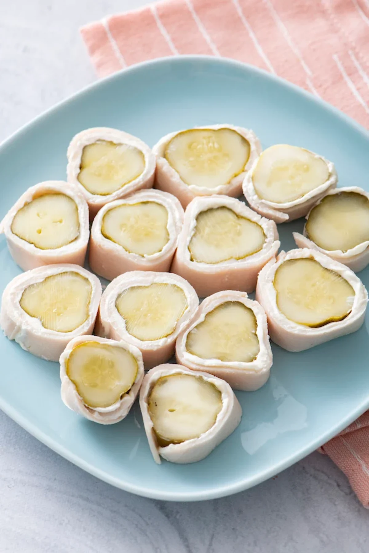Turkey Pickle Roll Ups