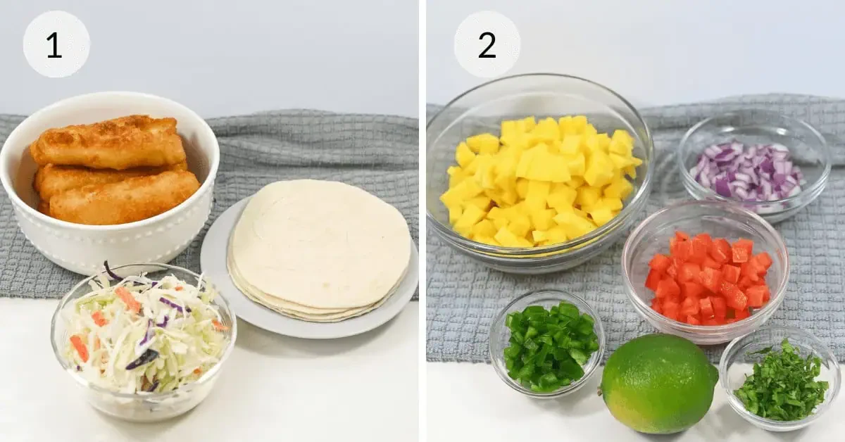 Fish Tacos with Mango Salsa