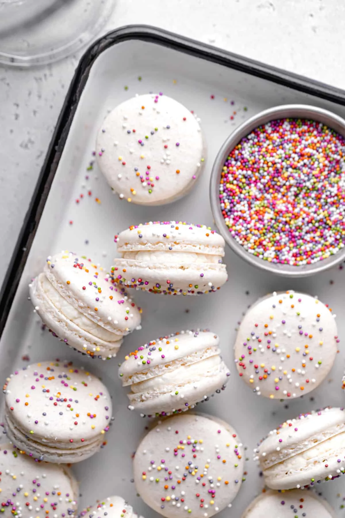 Birthday Cake Macarons