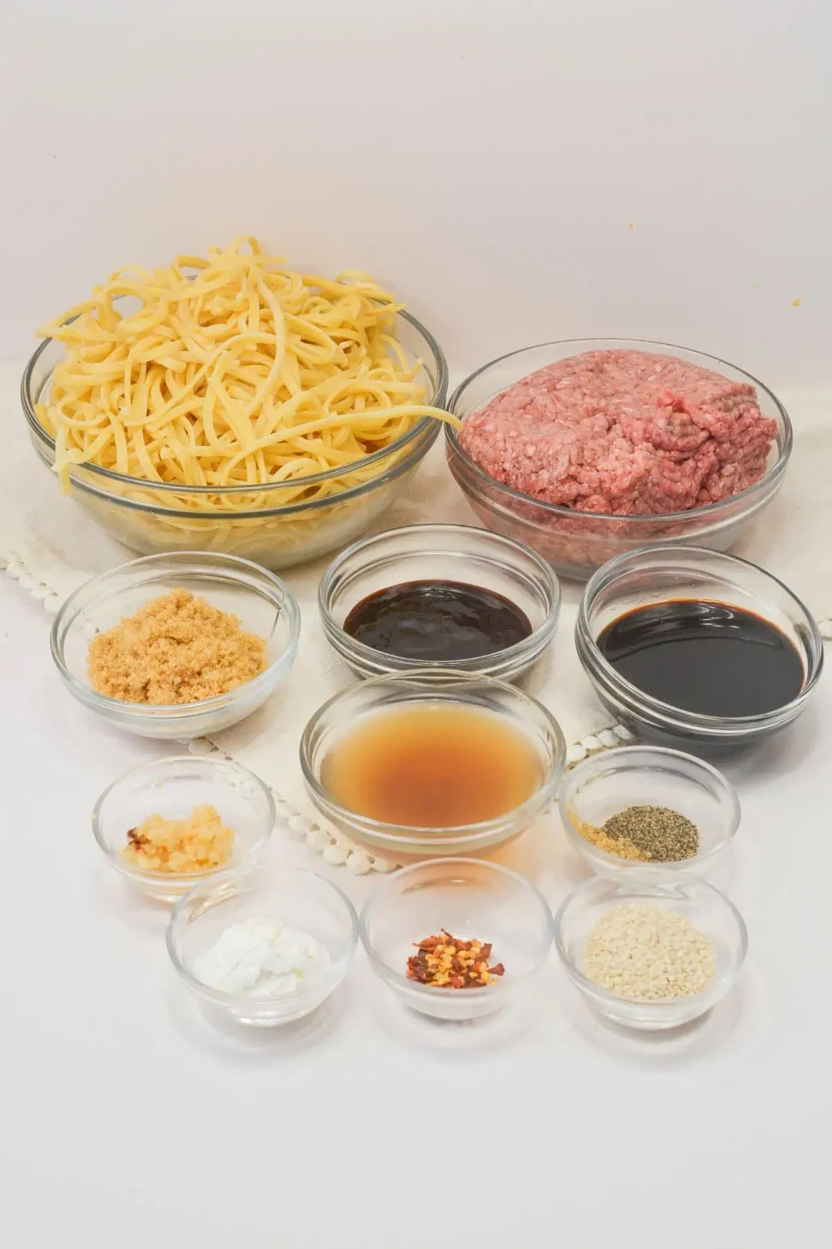 Mongolian Ground Beef Noodles