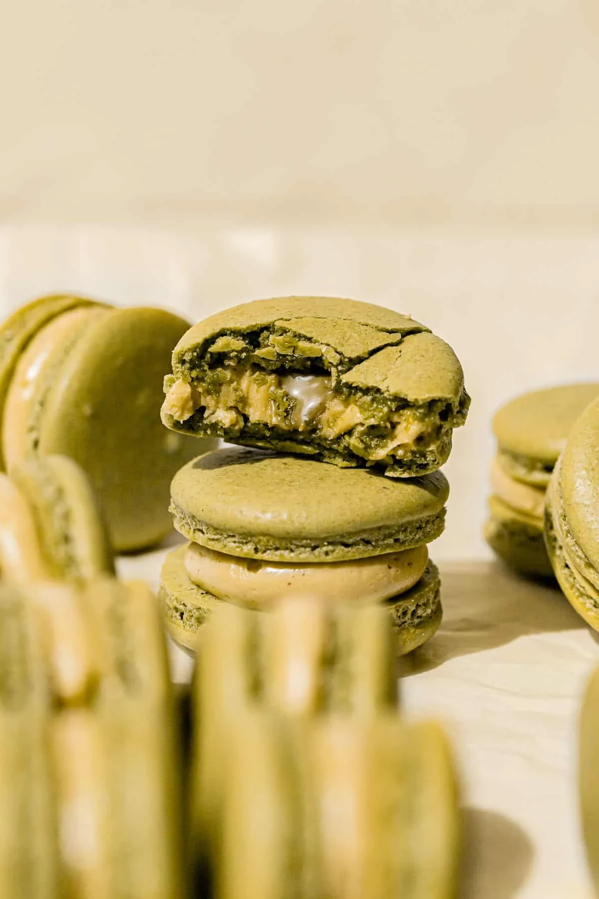 Pistachio Macarons
