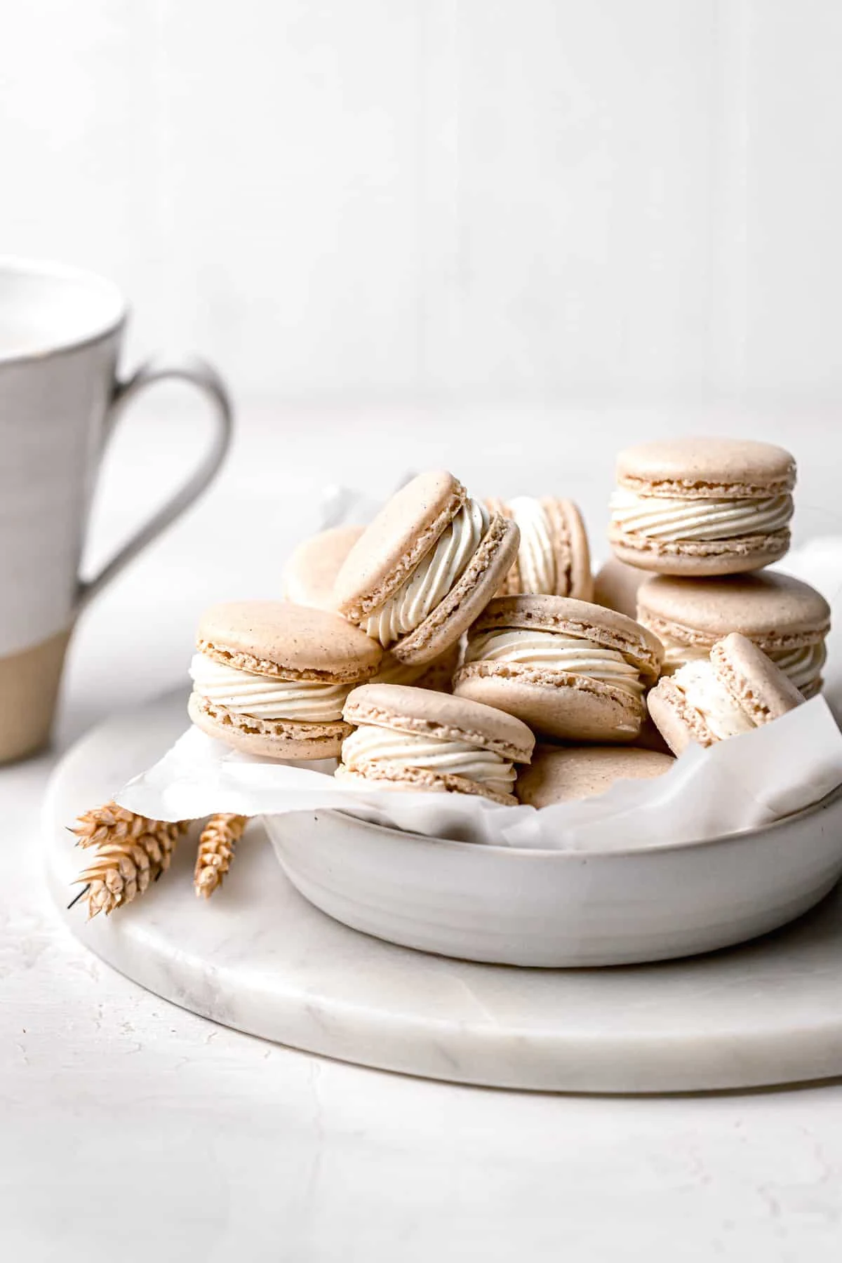 Chai Macarons