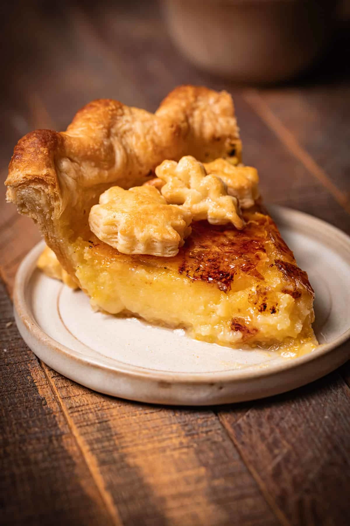 Brûléed Lemon Chess Pie