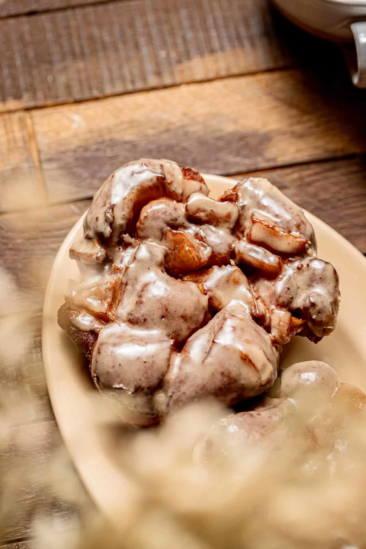 Boozy Bourbon Apple Fritters