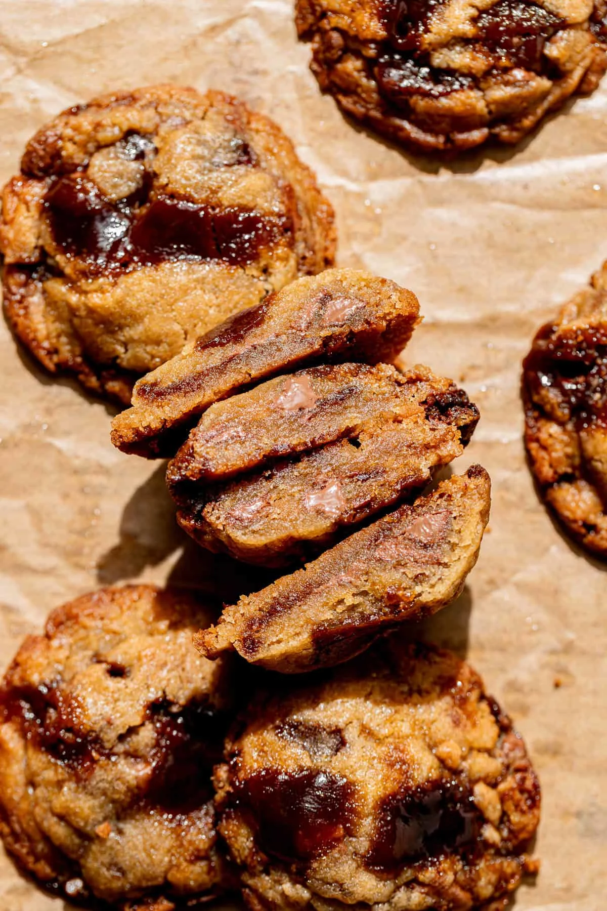 Brown Butter Milk Chocolate Chip Toffee Cookies