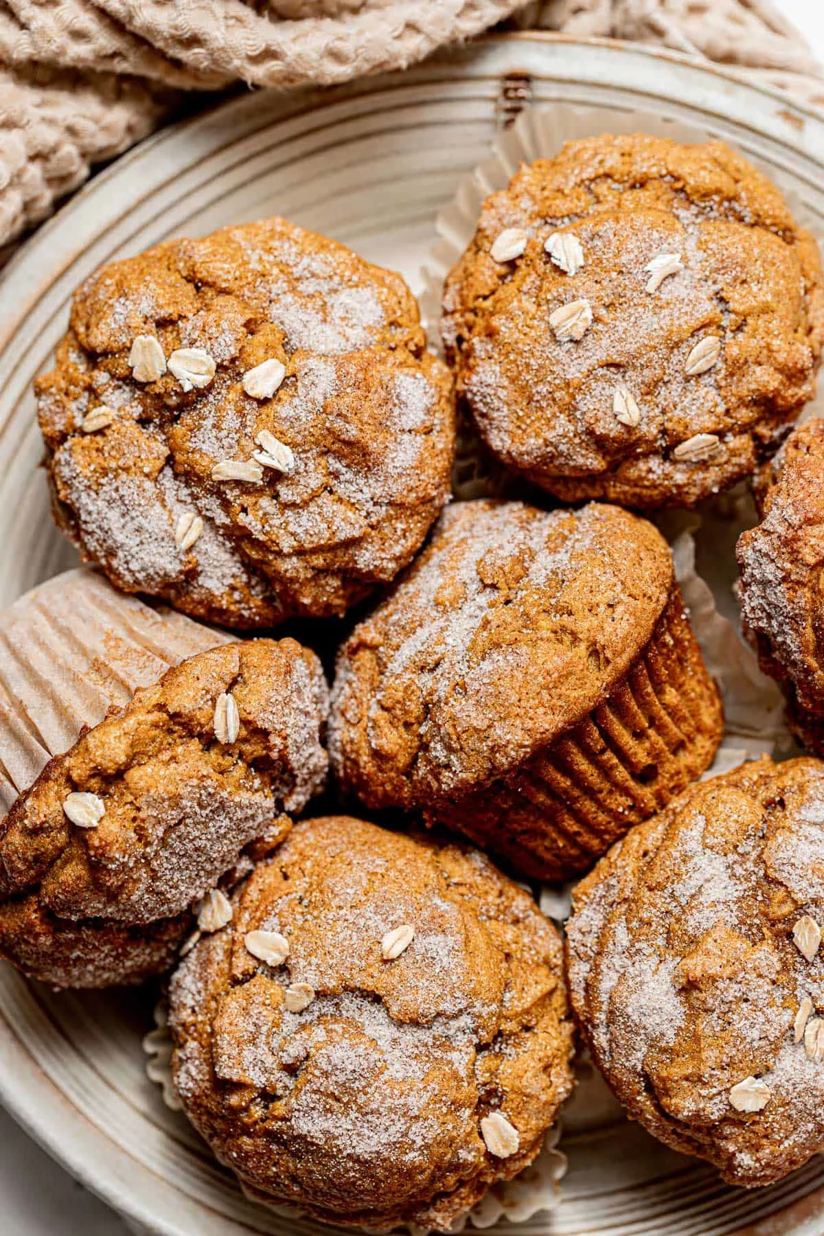Gluten-Free Pumpkin Oatmeal Muffins