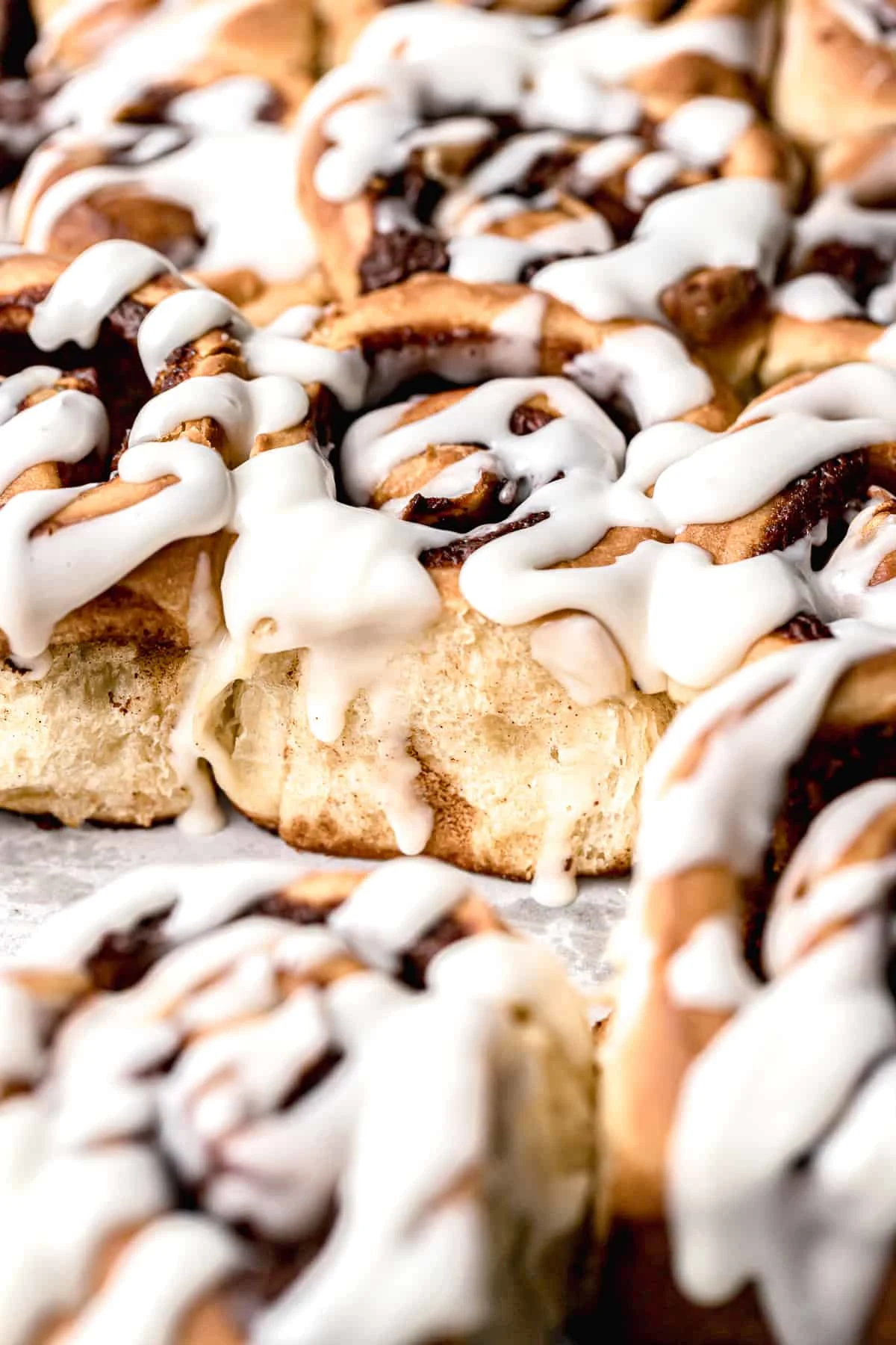 Cinnamon Rolls with Apple Pie Filling