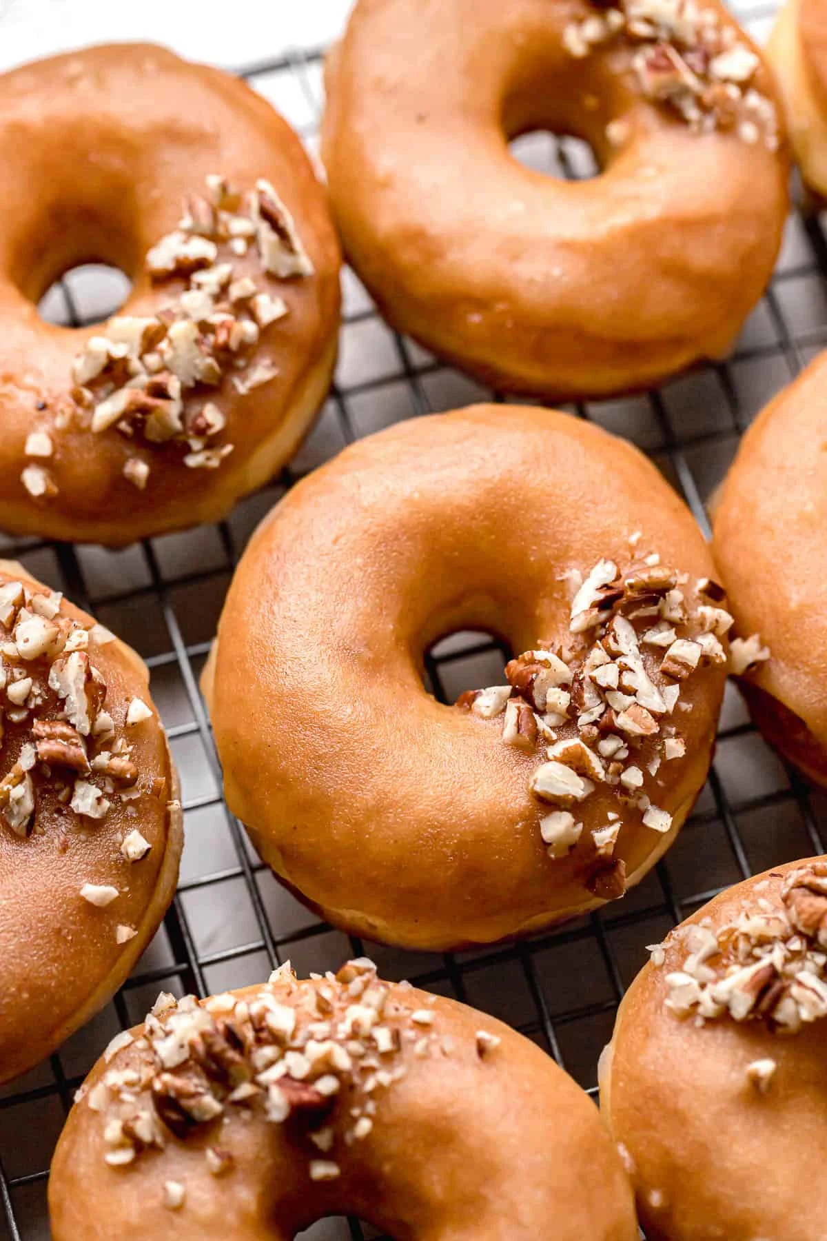 Maple Glazed Brioche Donuts