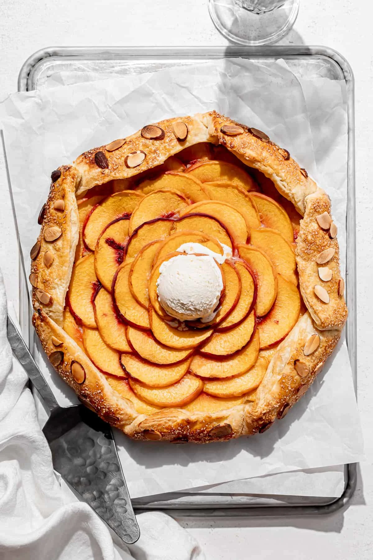 Almond Peach Galette