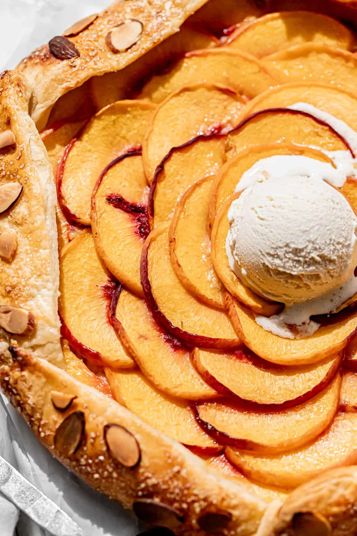 Almond Peach Galette