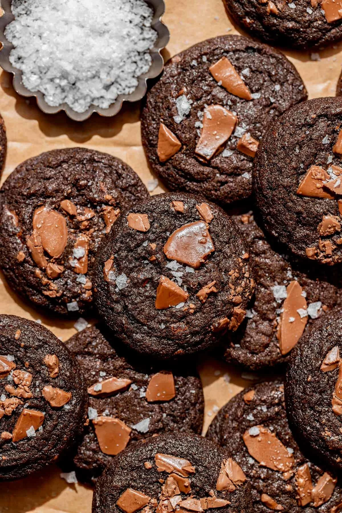 Soft Double Chocolate Chip Cookies