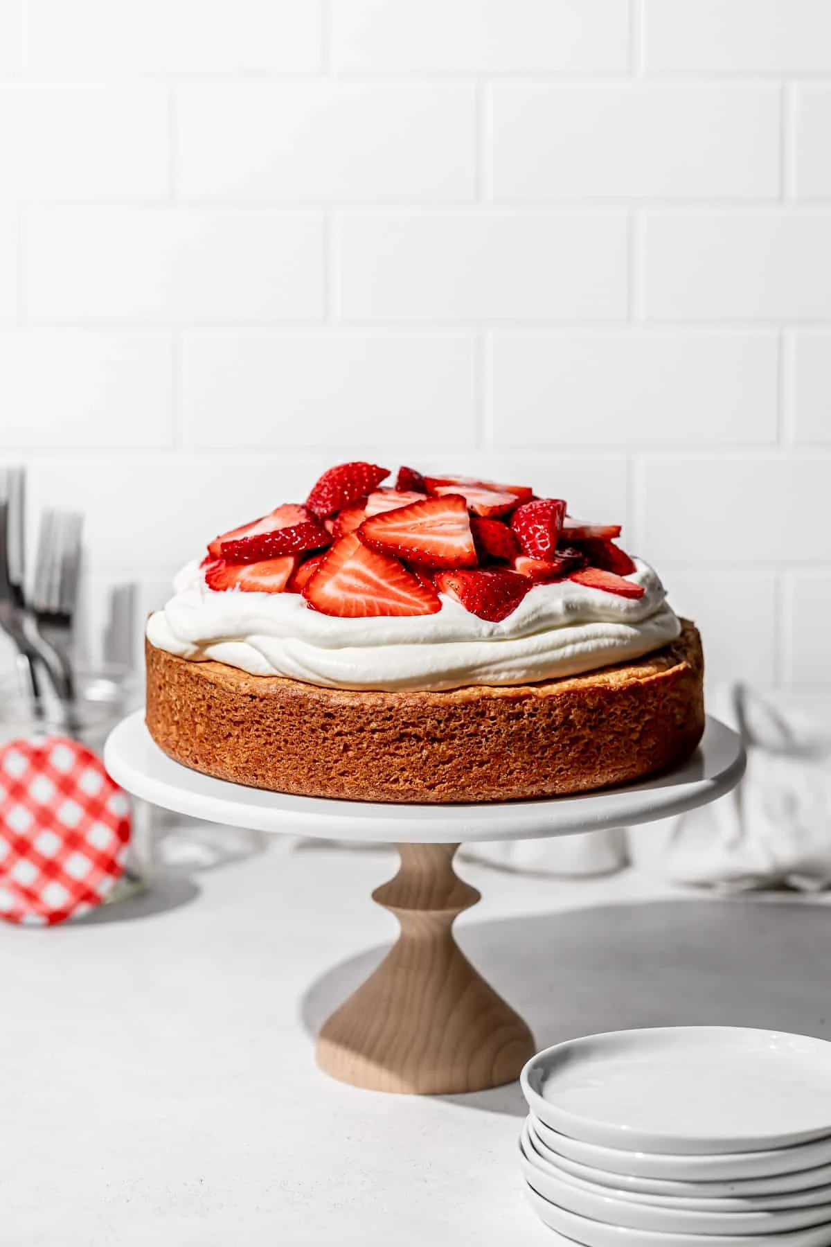 Gluten-Free Strawberry Shortcake Cake