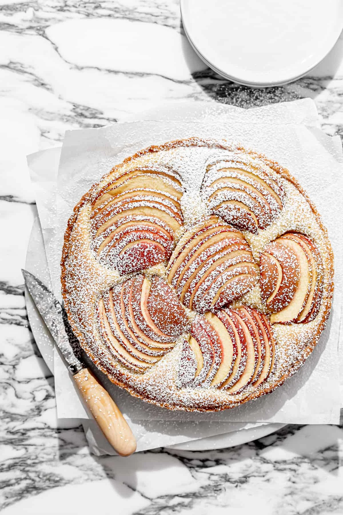 Apple Frangipane Tart with Sweet Shortcrust Pastry