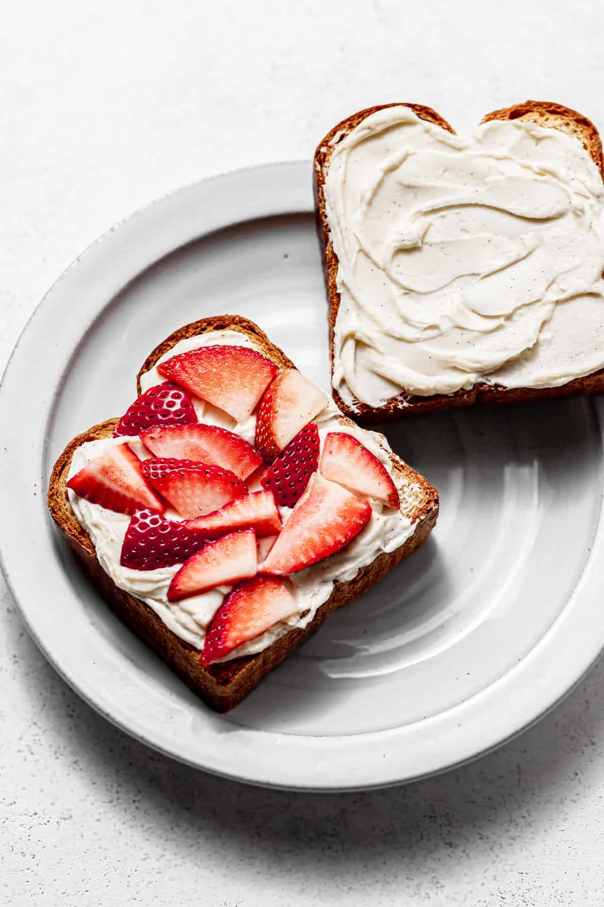 Strawberries & Cream Stuffed French Toast