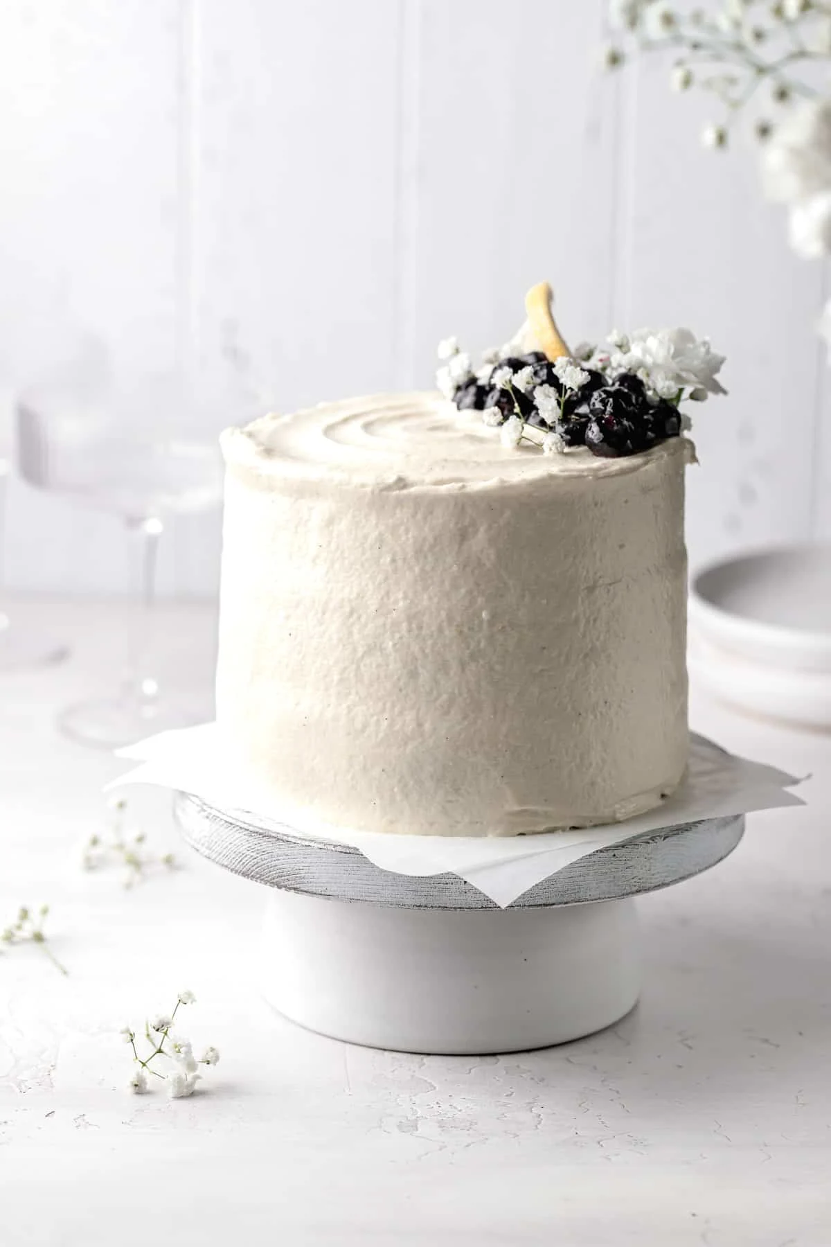Lemon Blueberry Jam Cake