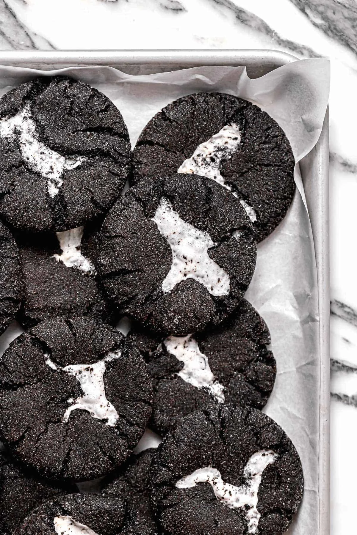 Chocolate Marshmallow Cookies