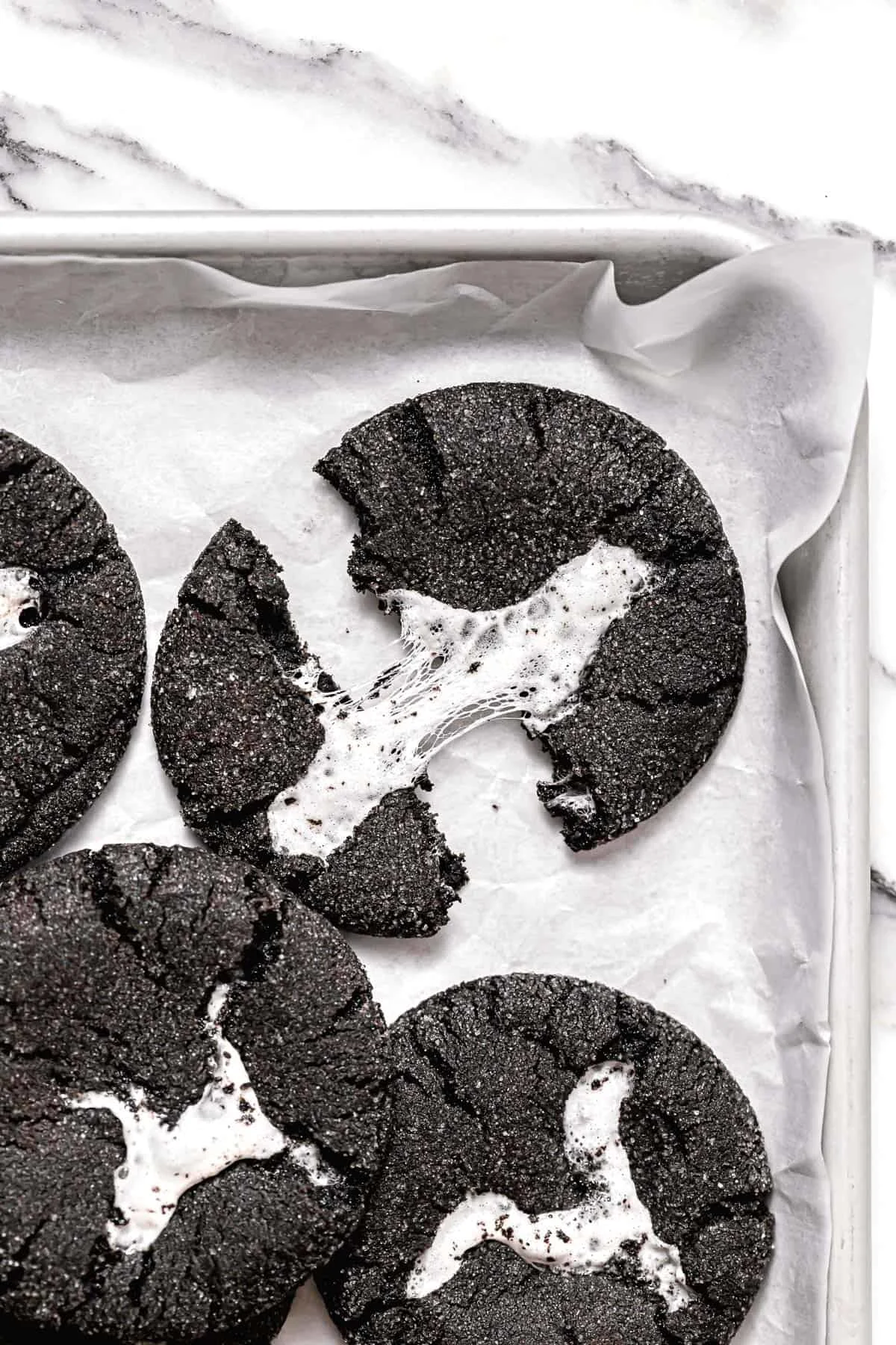 Chocolate Marshmallow Cookies