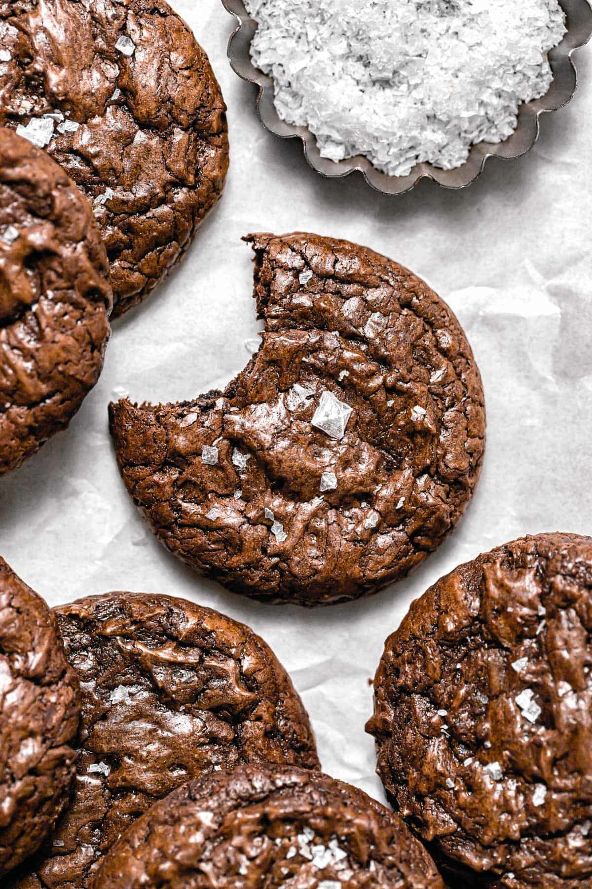 Fudgy Mocha Brownie Cookies