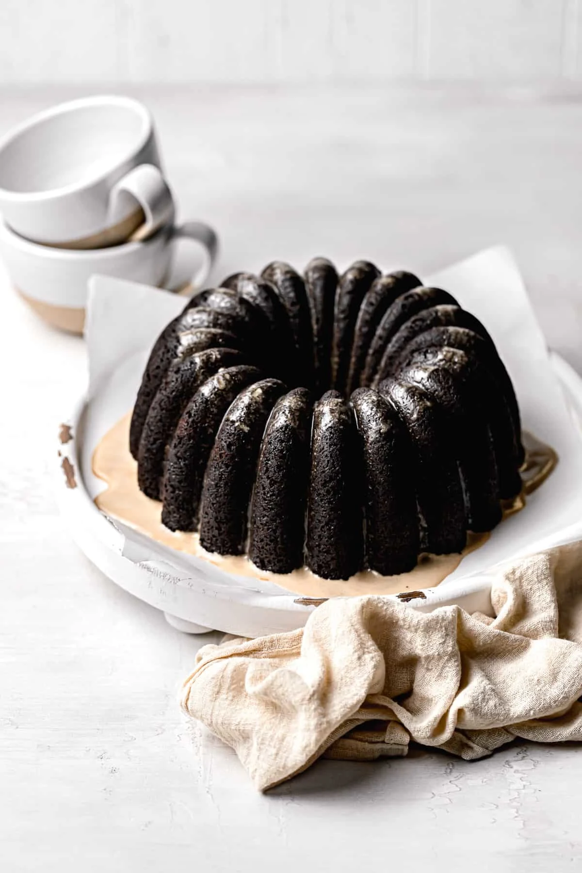 Fudgy Chocolate Espresso Bundt Cake