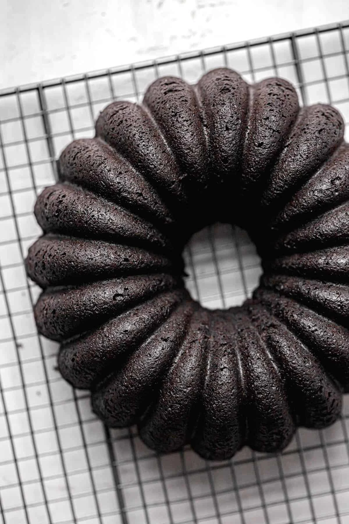 Fudgy Chocolate Espresso Bundt Cake