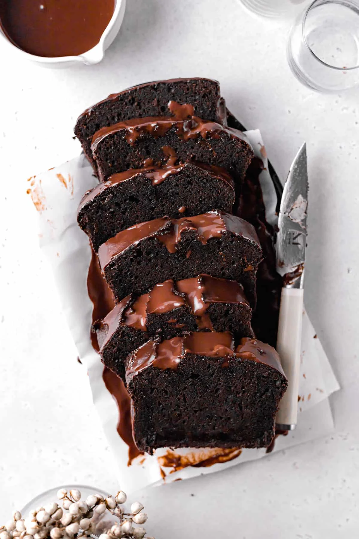Chocolate Sour Cream Pound Cake