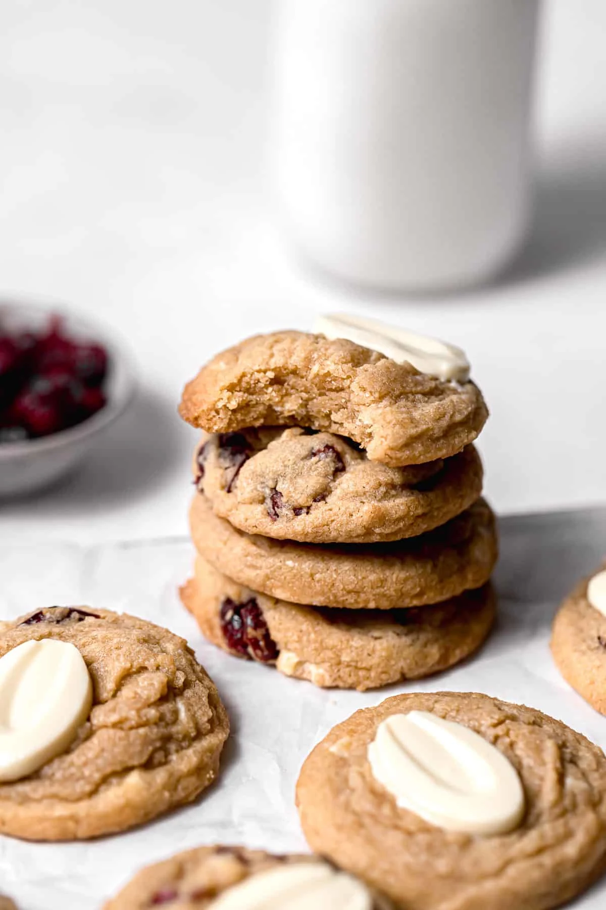 White Chocolate Cranberry Cookies