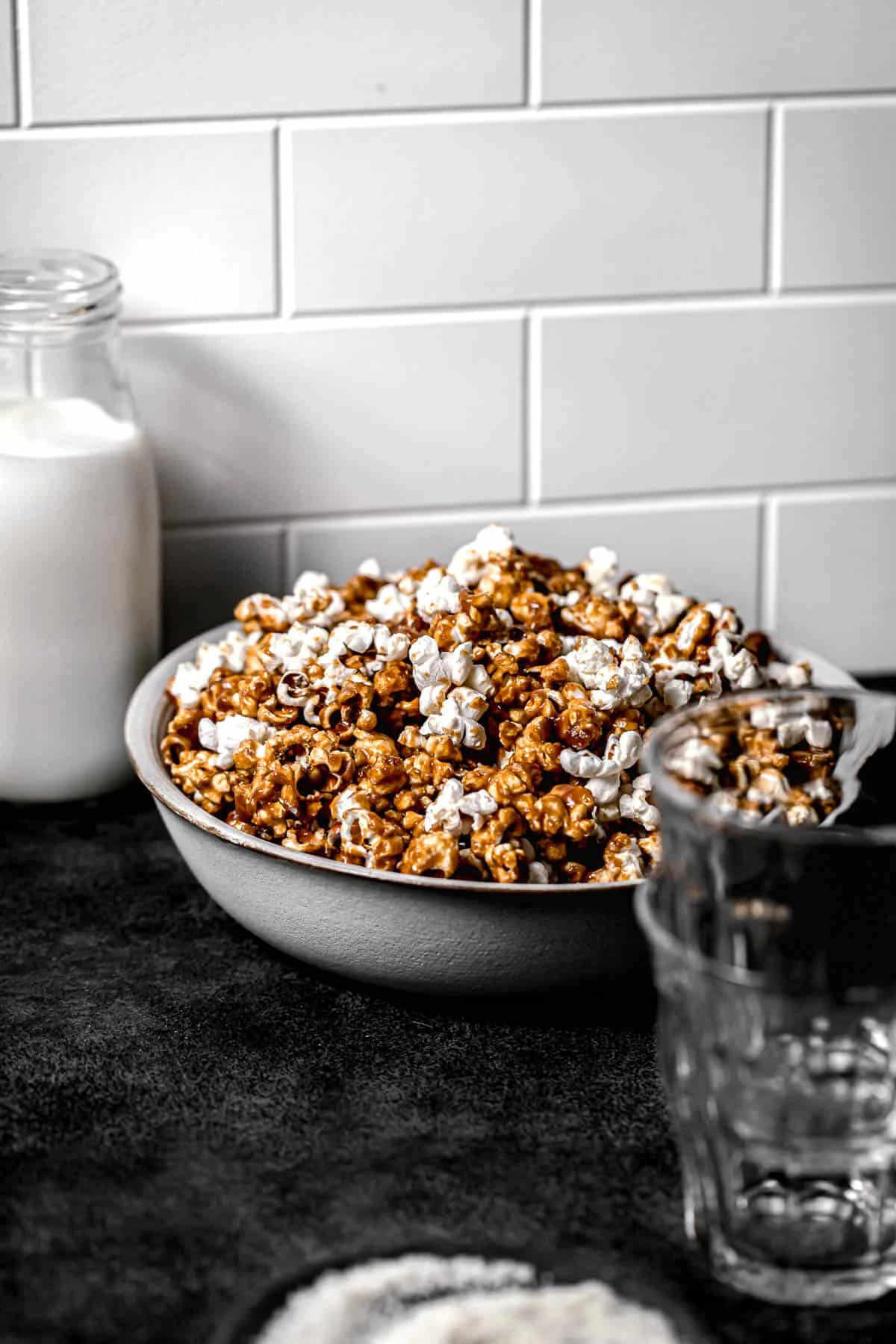 Homemade Salted Caramel Popcorn