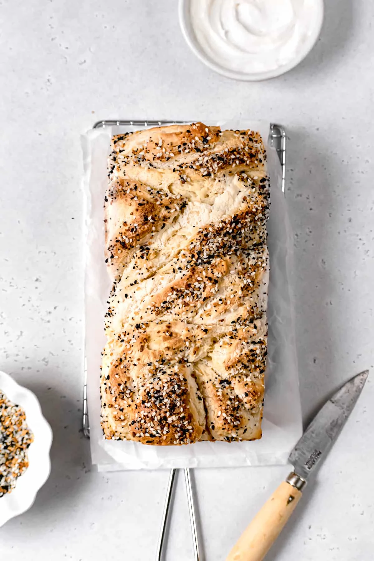 Everything Bagel Babka
