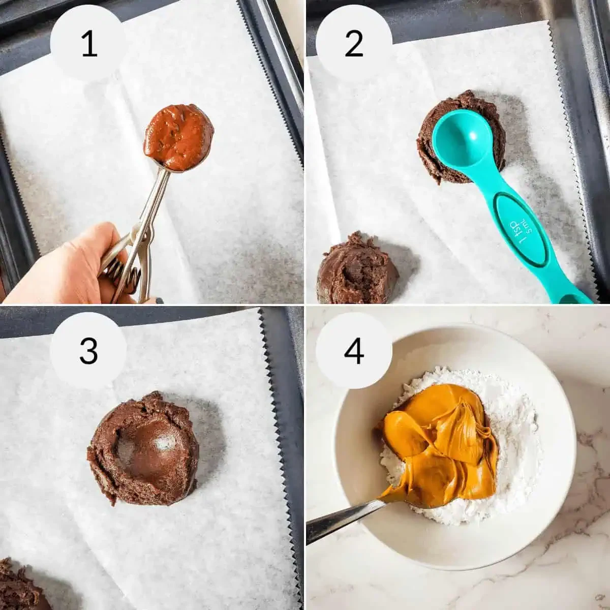 Buckeye Brownie Cookies